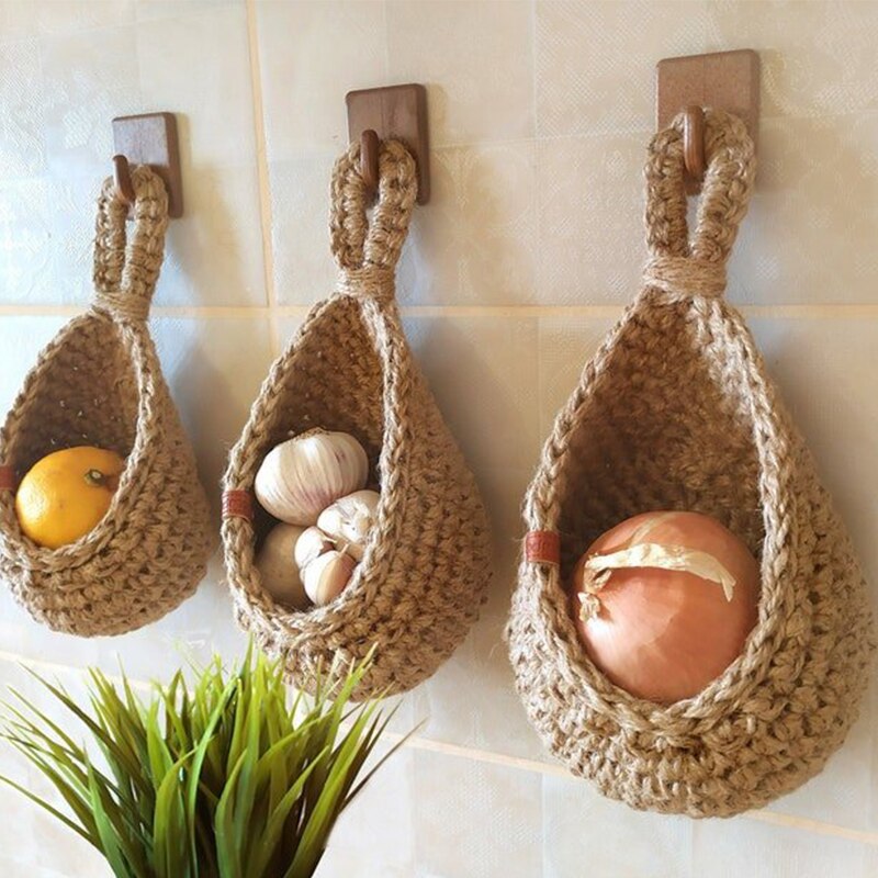 EcoNest™ | Hanging Wicker Basket
