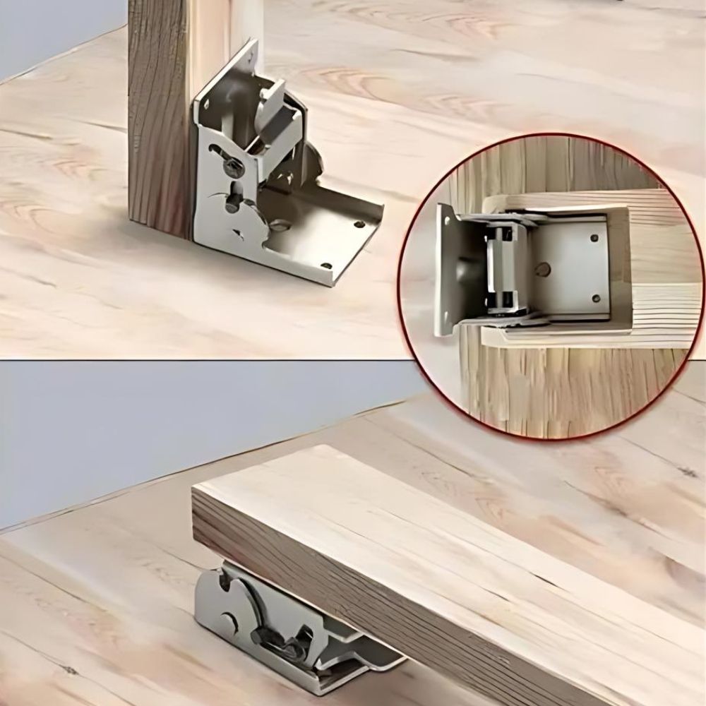 FlexiLock™ | Self-Locking Folding Table Hinge (2+2 FREE)