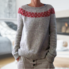 Jessica | Knit crew neck sweater 