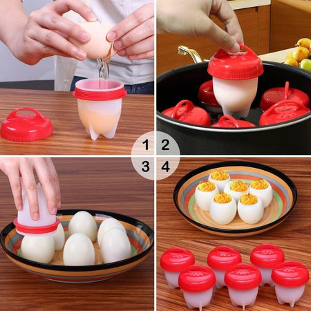 6+6 Free | SilicEgg - Silicone Egg Cooker Kit 