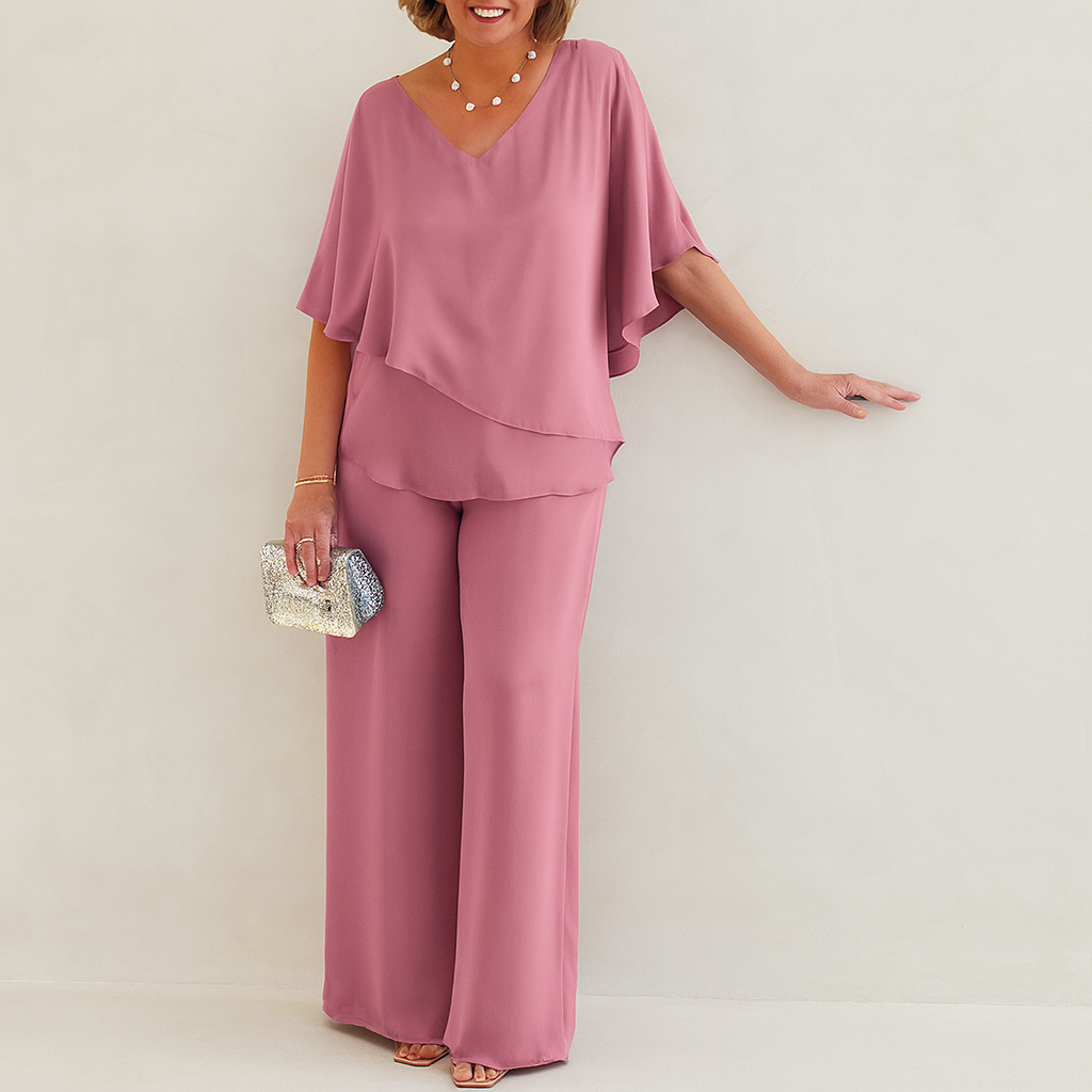 Two-piece set with an elegant style