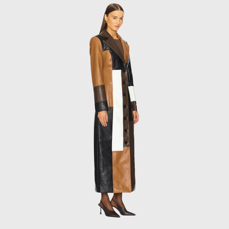 SERENA | CAPPOTTO LONG EN CUIR PREMIUM
