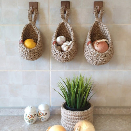 EcoNest™ | Hanging Wicker Basket