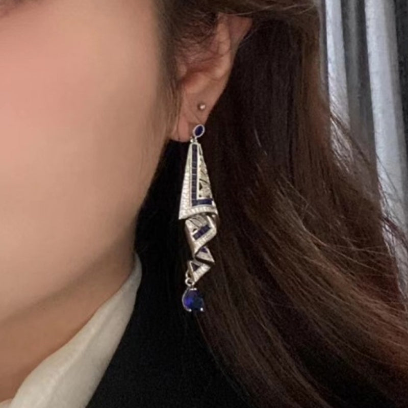 GemAura™ | Vintage Silver Earrings