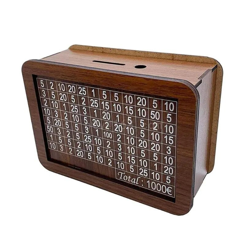 Wooden Piggy Bank™ - Saving has never been easier!