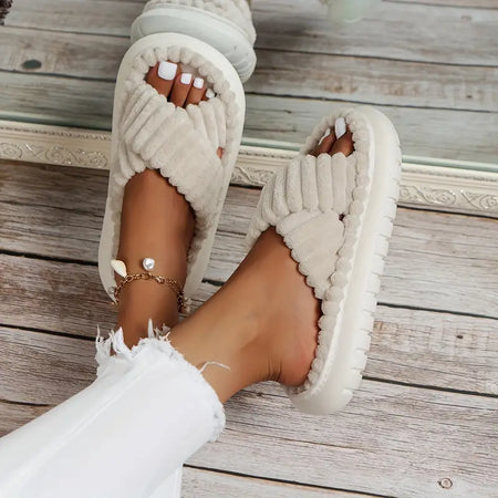 Slipcot™ | Cotton linen slippers